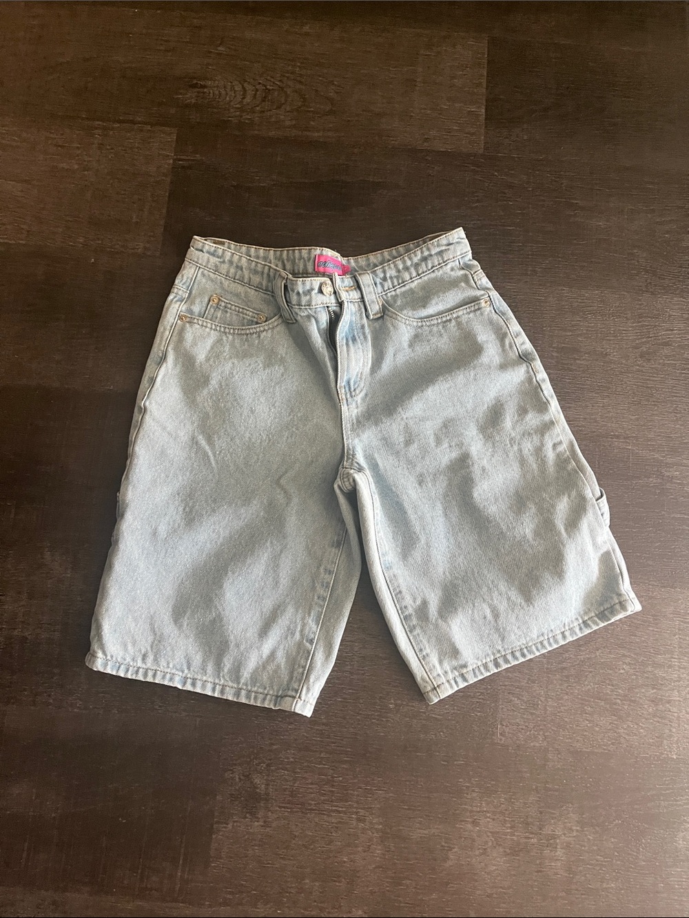 Edikted women’s jorts Jean shorts long size small